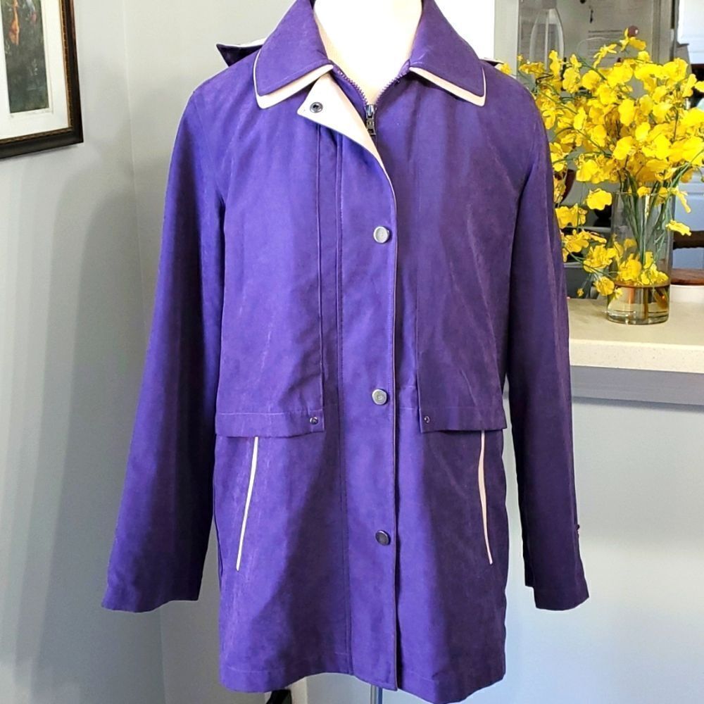 Croft & Barrow‎ purple jacket. Size small, removable hood. SMALL. excelle…